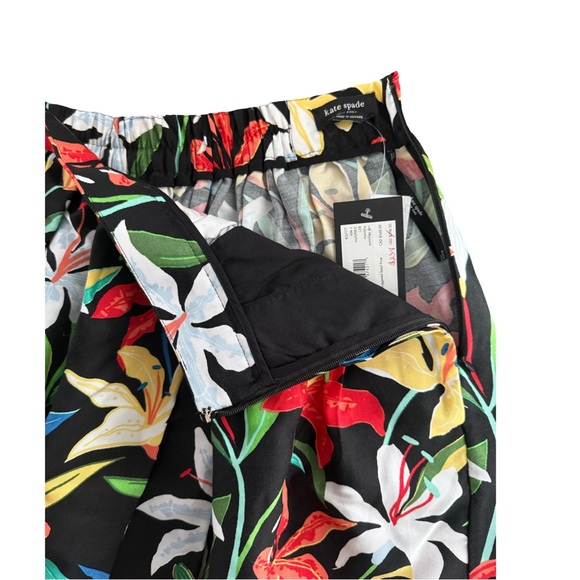 Kate Spade Summer Lilies Floral Skirt NWT Size S - Picture 7 of 9